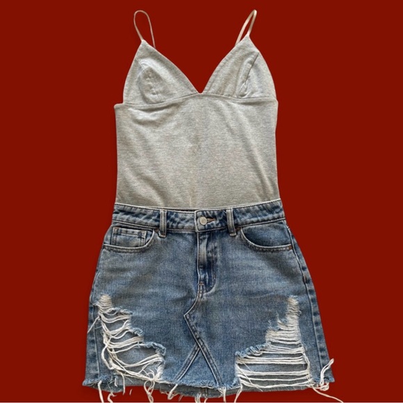 PACSUN Denim Mini Skirt - Picture 3 of 5